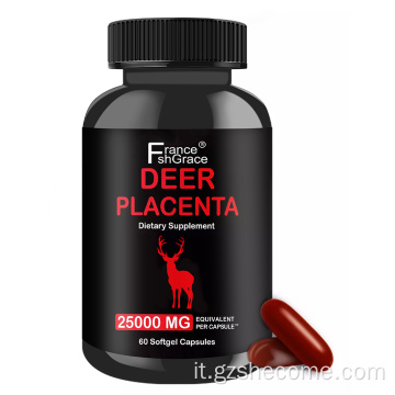 Supplemento di placenta arricchita con nutrienti